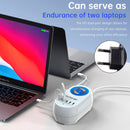 140W PD Multi-Port-Ladegerät Magnetisches kabelloses Schnellladen PD100W Laptop-Handy-Ladegerät EU-Stecker