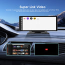 10,26"Sistema de navegação automotiva portátil com Bluetooth, função CarPlay sem fio e câmera AHD.