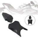 2024-2025 Für Kawasaki Ninja 500 Z500 Raider Soziuskissen-Set vorne &amp; hinten, Schwarz 1