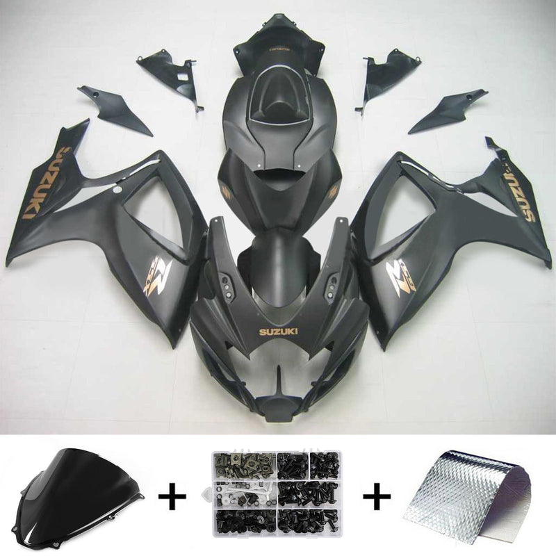 2006-2007 K6 Suzuki GSXR 600/750 kit de carenado de inyección cuerpo plástico