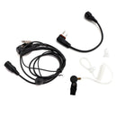 102B Transparenter In-Ear-Kopfhörer mit Luftschlauch und A24-Kabel für ICOM A25CE, A25N und A24