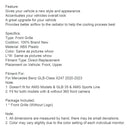 2020-2023 Mercedes Benz GLB X247 mřížka chladiče lesklá černá pro přední nárazník