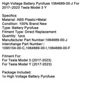 2017–2023 Tesla Model 3 Y Hochspannungsbatterie-Pyrofuse 1064689-00-J
