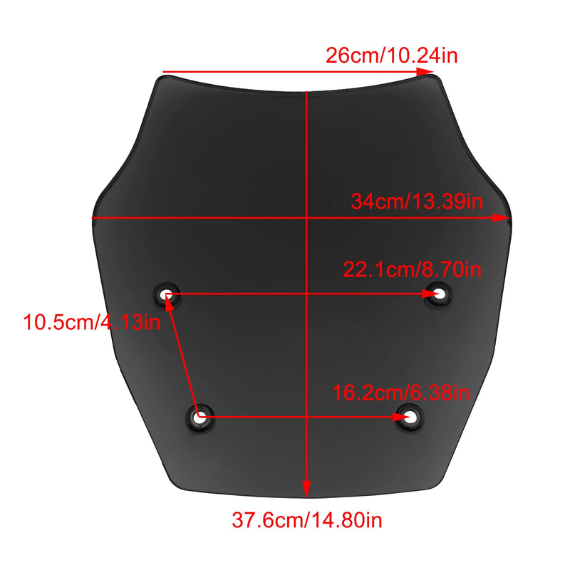 2024 BMW R1300GS Scheinwerfer Windschutzscheibe Abdeckung Windschutzscheibe