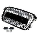 Glans sort front bikakestøtfangergrill for Audi A1 S1 2010-2014
