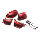 2013 2014–2020 BMW F32 (Coupé/Cabrio) L&R Red LED Baglys, baglysmodul 63217296100 63217296099