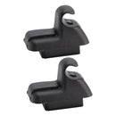 2x sorte solskærmsclips 1RF14DX9AB Velegnet til Chrysler 300 Dodge Charger 2011-2020
