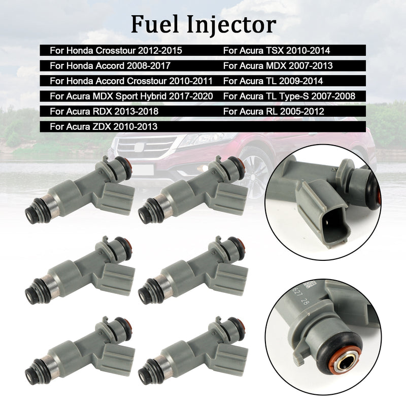 2007-2008 Acura TL Type-S 6-delt drivstoffinjektor 16450-R70-A01