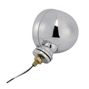 Motorcycle Beam Headlight Fog Lamp Custom Chrome