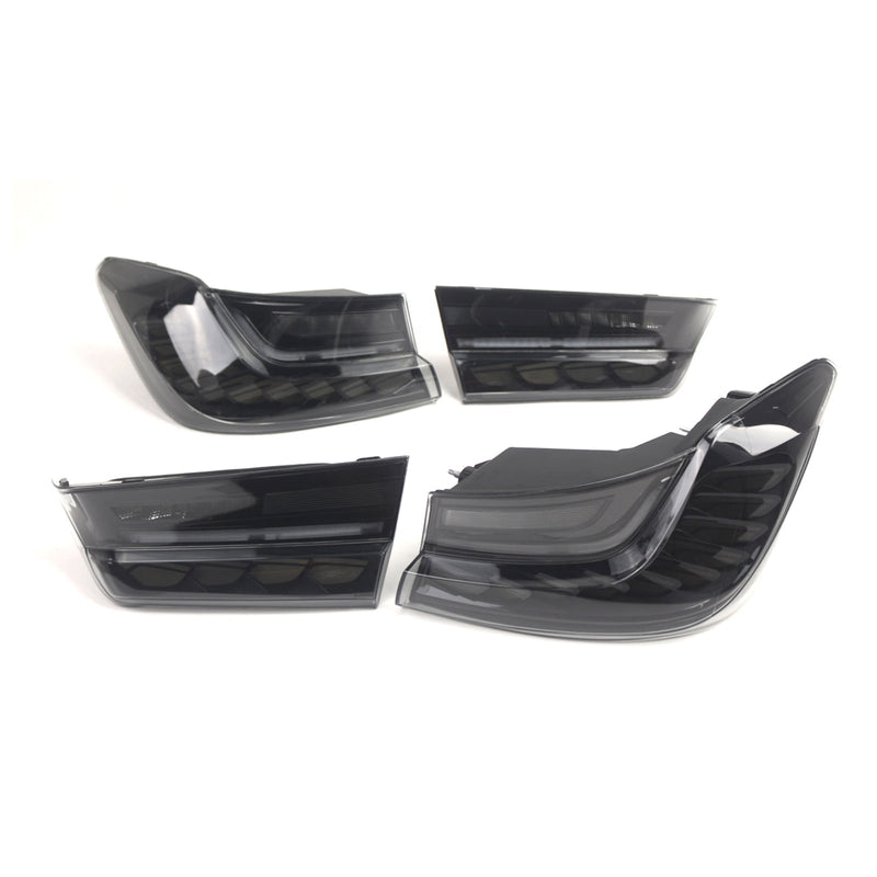 2019–2024 BMW 3 -serie G20 G80 M3 L&R tonet LED baglygter, baglyssmodulmontering