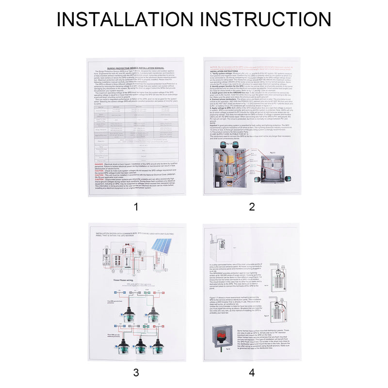 MNSPD-300-AC Solar Overpolage Protection Device 300 VAC för Midnite Solar MNSPD-300-AC