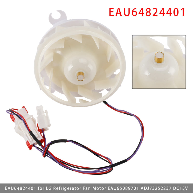 EAU64824401 for LG Refrigerator Fan Motor EAU65089701 ADJ73252237 DC13V