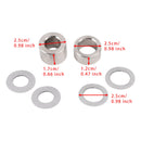 1600036 Bypass-Rohr-Eliminator-Kit-Aluminium-Shunts und Dichtungsscheiben-Bypass