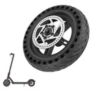 87mm para m365/1s/lite 8.5 "pneu de scooter da roda traseira de borracha sólida + cubo + disco de freio a disco