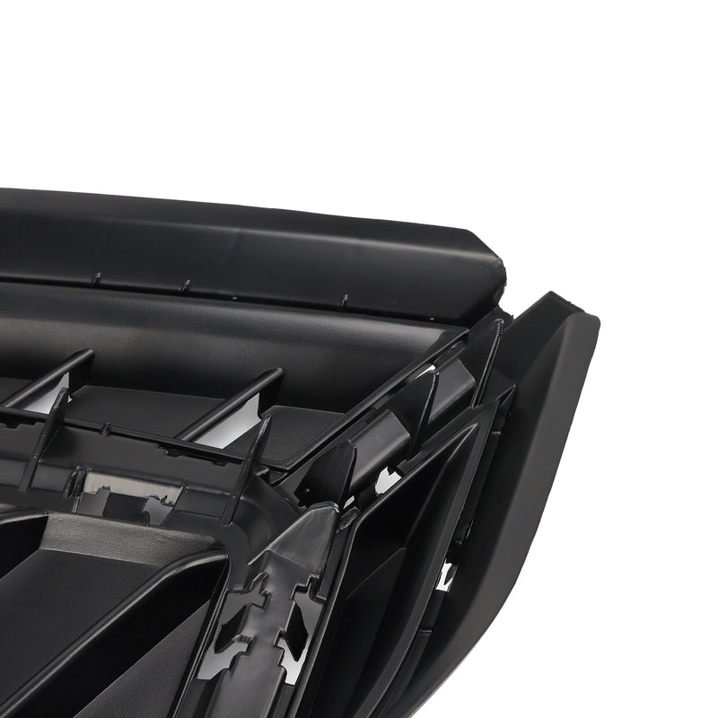 2019–2022 Audi Q3 S-Line 2 Stück glänzend schwarz Frontstoßstangen-Kühlergrillabdeckung