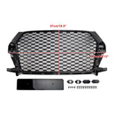 Audi Q3 RSQ3 Frontgrill im Wabendesign (2016–2018), glänzend schwarz