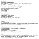 Auto Heckscheibe Lampe Seitenleuchte Geprägte Mond Dekorative Lampe