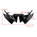 2021-2024 Kawasaki Z650 Etuvoiman spoilerin laajennus musta