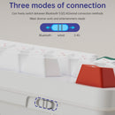 Mechanische Tastatur mit 98 Tasten, 2,4-GHz-Funkverbindung, Bluetooth, drei Modi, RGB-Beleuchtung und Hot-Swap-Funktion