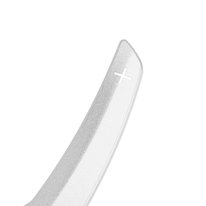 Schaltwippenverlängerung für BMW F-Serie F30 F31 F32 F10 X3 X5 Aluminium Silber