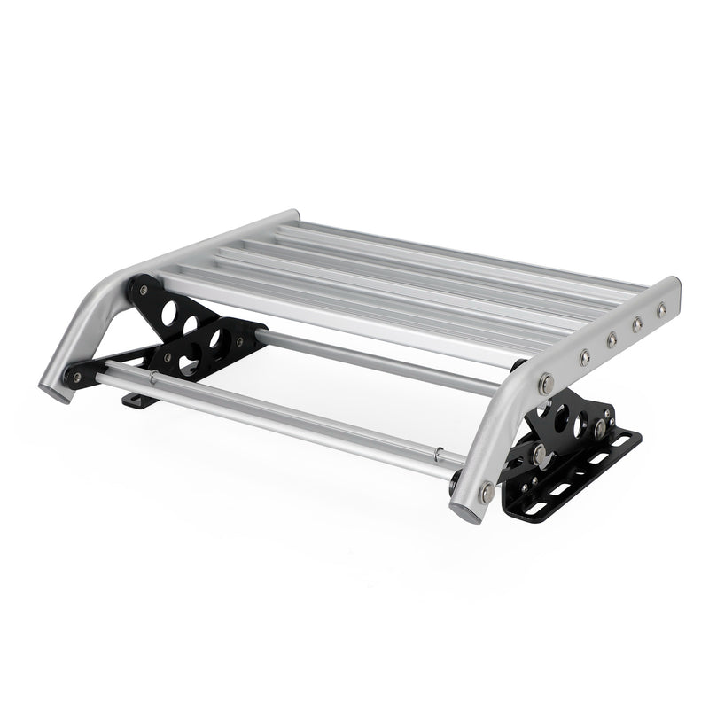 Peldaño plegable de aluminio para autocaravanas y caravanas Extensible.