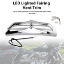 Podświetlany diodami LED panel wentylacyjny owiewki dla Electra Street Glide FLHTCU 2014-2022