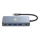 9 in 1 TYP-C auf RJ45 (Gigabit) + USB 3.0 * 3 + HDMI + USB-CS-Daten + PD100W + SD/TF iPad Pro