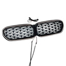 2021-2024 BMW 5-serie G30 G38 Diamond Kidney Grille Svart