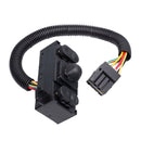 Venstre elektrisk setejusteringsbryter Kontrollbryter F65Z14A701AA for Ford F-150, F-250, F-350