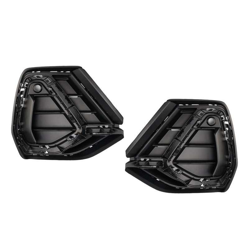 2019–2022 Audi Q3 S-Line 2 Stück glänzend schwarz Frontstoßstangen-Kühlergrillabdeckung