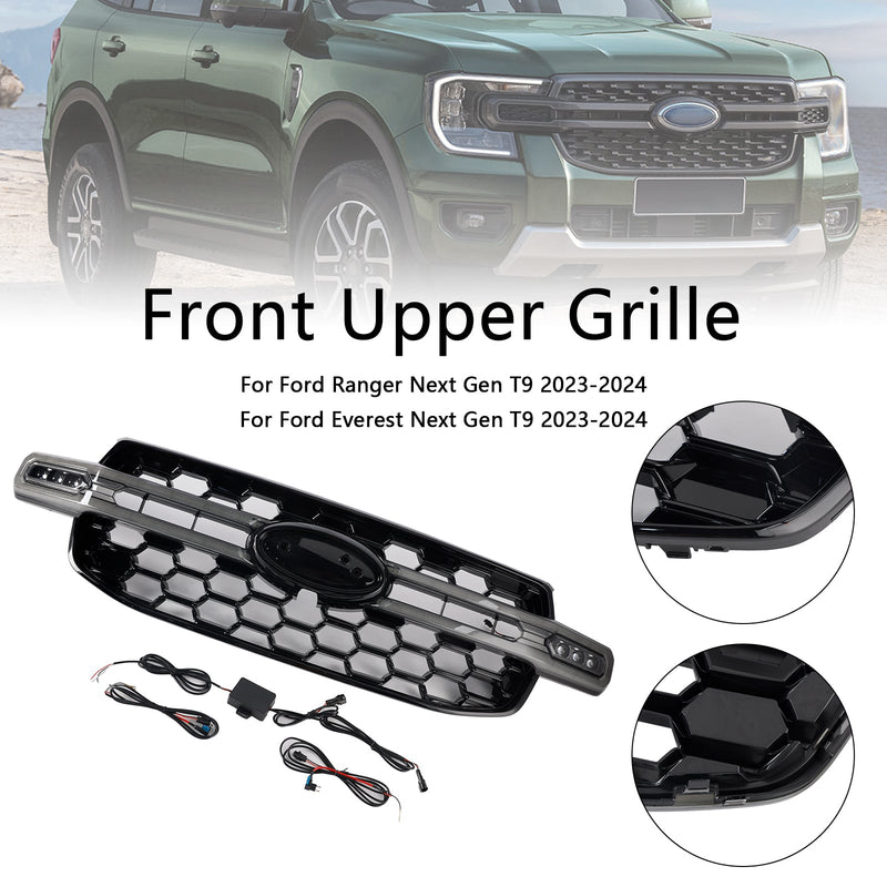 Kühlergrill für die Frontstoßstange, passend für Ford Ranger Everest Next Gen Wildtrak 2023–2024