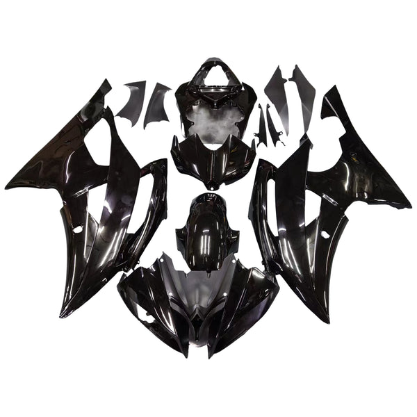 Fairing Injection Plastic Body Kit Fit For YAMAHA YZF-R6 2008-2016 Gloss Black