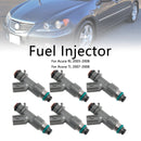 6PCS Fuel Injector 16450-RJA-A01 Fit Acura RL TL 3.5L V6 2005-2008