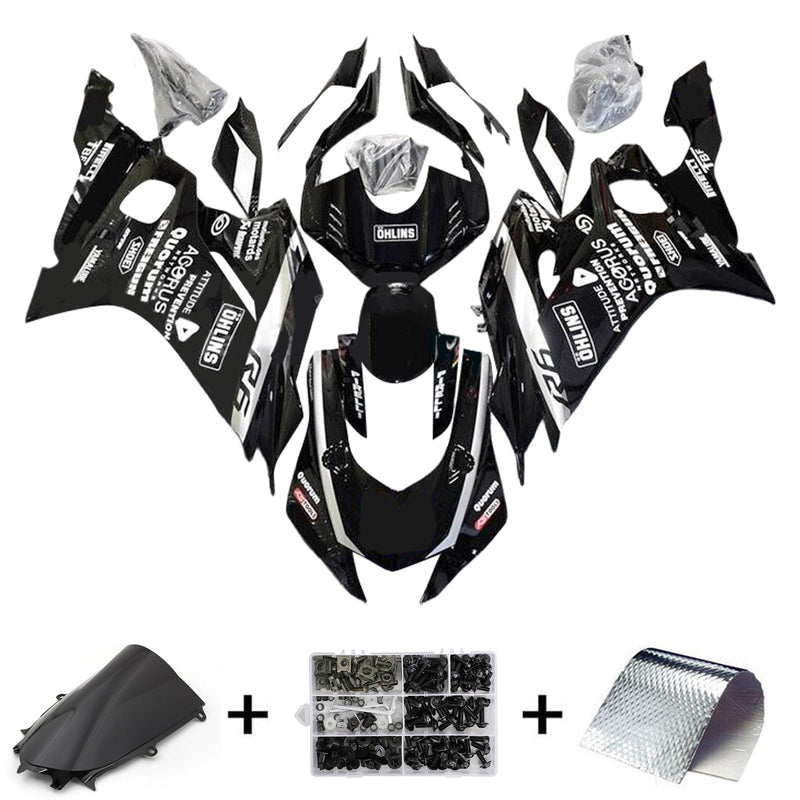 2017-2023 Yamaha YZF-R6 injeksjonskinnesett kroppsplast ABS