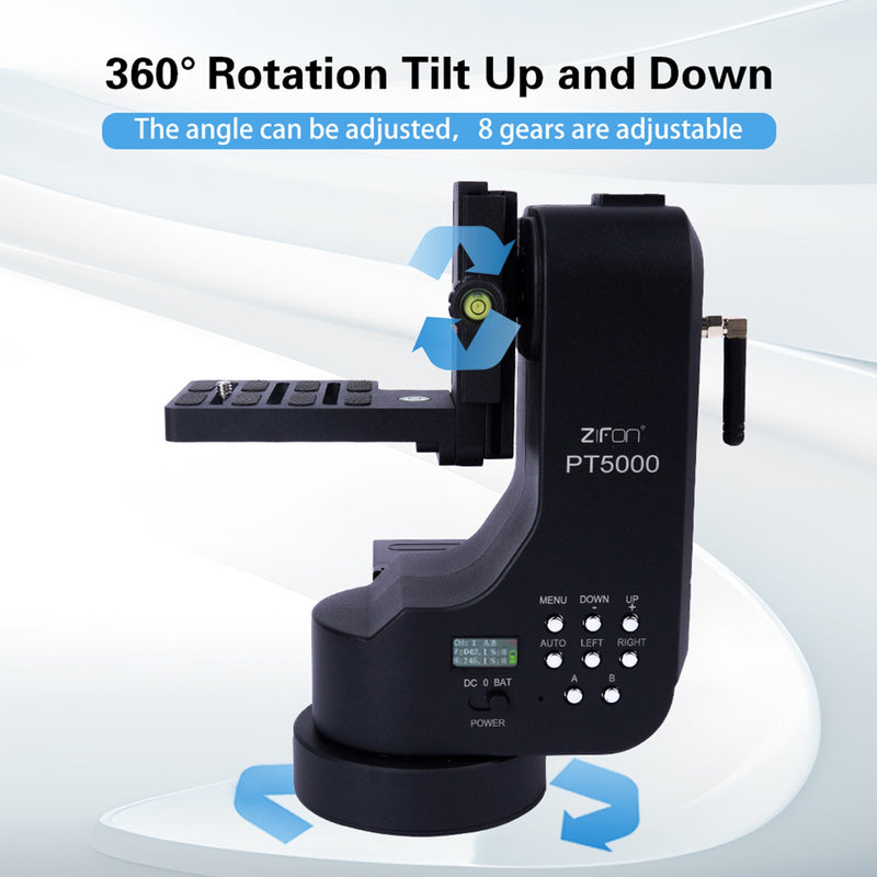 PT-5000 Kamera Fernbedienung Elektrische Cloud Plattform Dual Achse Micro Slr Telefon