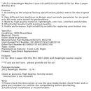 2PCS L + R Scheinwerfer Waschmaschine Abdeckung 63126922155 63126922156 Für Mini Cooper R50 R52