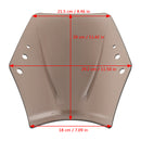 Szyba przednia uniwersalna do motocykli z kierownicą 22 mm / 7/8".