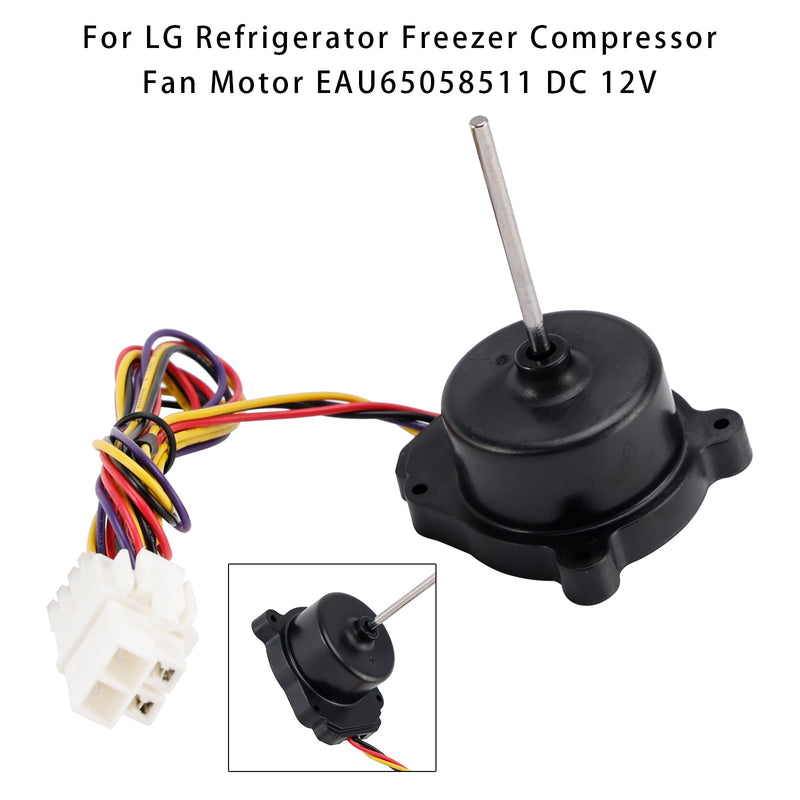 For LG Refrigerator Freezer Compressor DC 12V Fan Motor EAU65058511