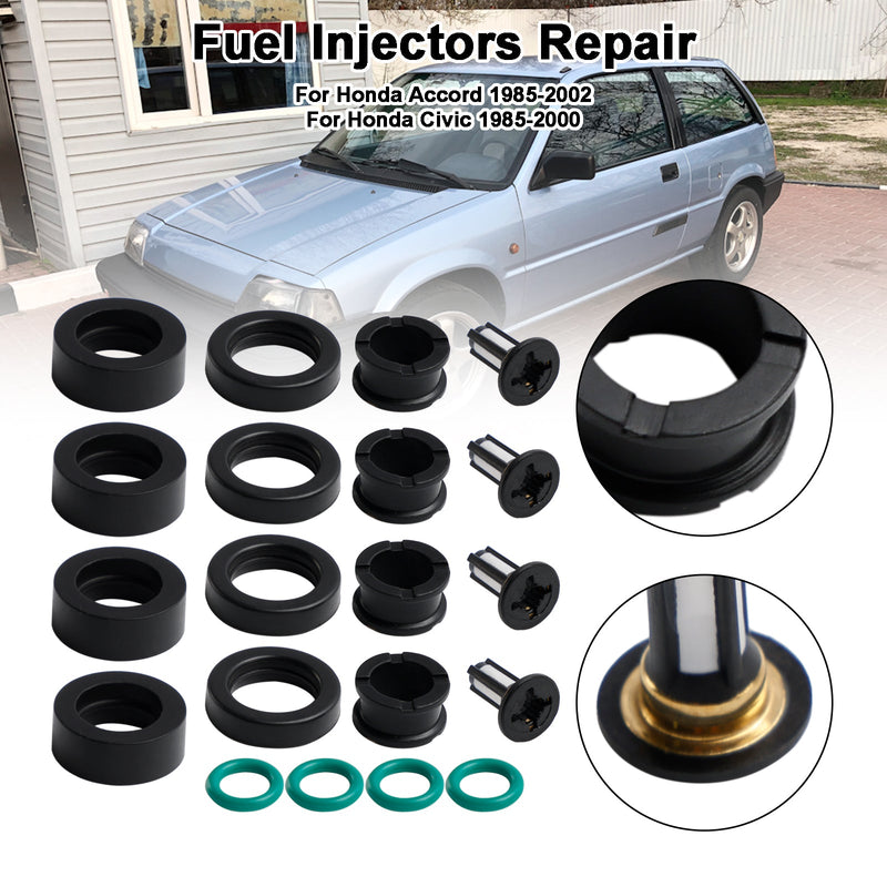 Reparationssats för bränsleinsprutare O-ringar Tätningar passar Honda Accord 1985-2002 Civic CRX