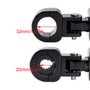 Universelle Fußrasten vorne, passend für Motorräder mit 1,25-Zoll-Lenkern