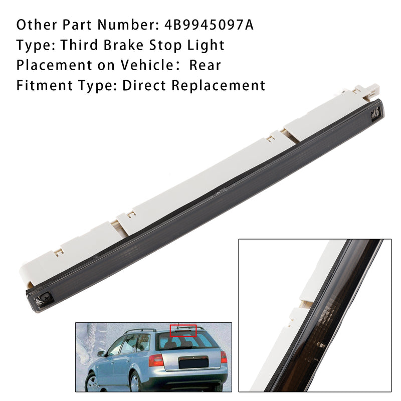 1998-2005 AUDI A6 S6 C5 AVANT High Level Third Brake Stop Light 4B9945097A