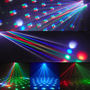 Moving Head Light Roterende Laser Beam Strobe Fjernbetjening DMX Stage Light