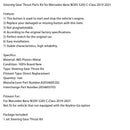 Mercedes-Benz W205 S205 C-Klasse (2019–2021) – Schublager-Satz für Lenkgetriebe