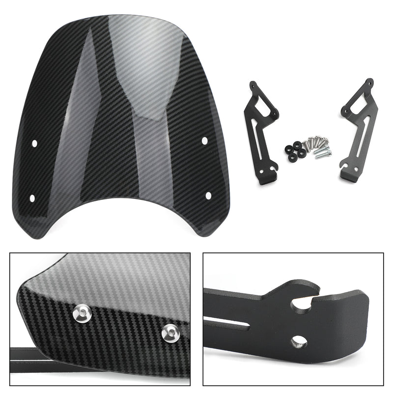 Motorrad Windschild Windschutzscheibe für Ducati Scrambler 2015-2018