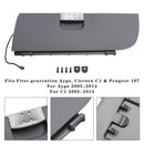 Graue Handschuhfachdeckel-Abdeckung grau für Toyota Aygo Peugeot 107 Citroen C1 LHD