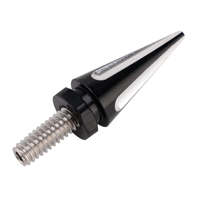 3x Schwarze Spike-Windschutzscheibenbolzen für Street Glide Electra Glide Touring &#39;96-&#39;13