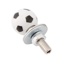 2x Custom SOCCER Kennzeichenschraube Kunststoff Motorrad Chopper Trike