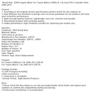 Neu 2ZRFE Motor Motor Für Toyota Matrix COROLLA 1.8L Dual VVti 4 Zylinder