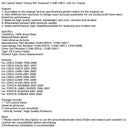 Ölregelventil Timing VVT Magnet 15340-50011 Links Für Toyota