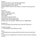 2014–2017 Porsche Macan GTS mit ACC Frontstoßstangengrill 95B807683AL